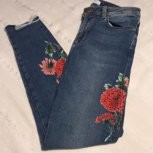 Ladies Zara Z1975 Denim/Print Jean